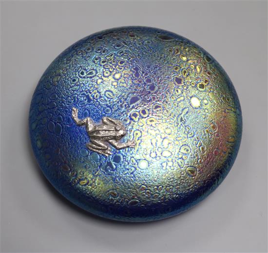 A John Ditchfield iridescent paperweight